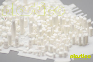 stampa 3d modello manhattan new york alto dettaglio sud ovest