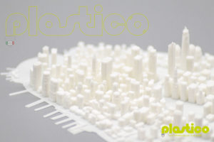 stampa 3d modello manhattan new york dettaglio nord est